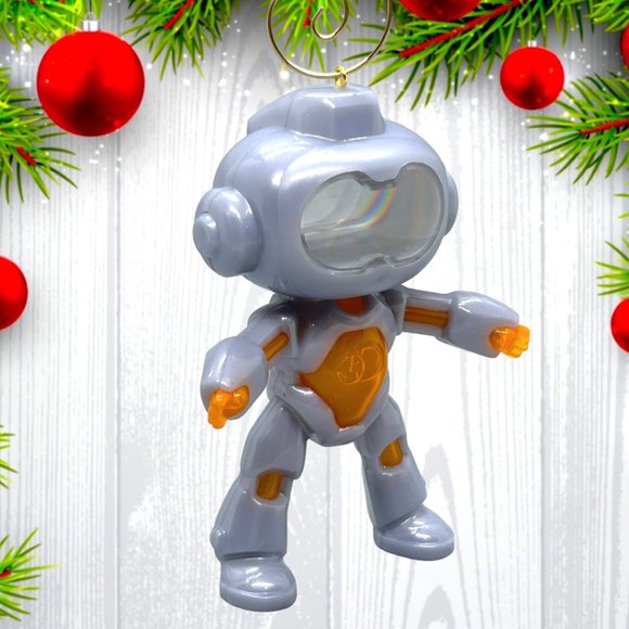 Discovery Channel Mindblown Robot 3.75" ONE OF A KIND Christmas Tree Ornament - Picture 2 of 3